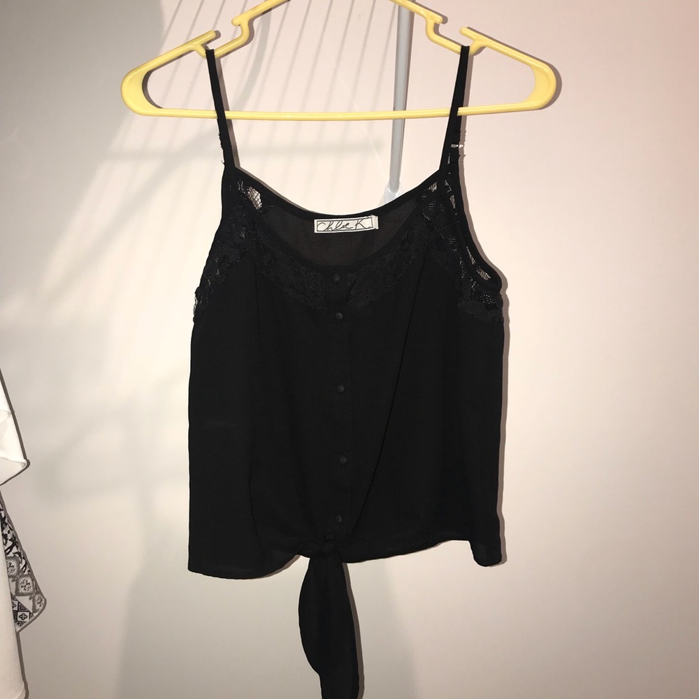 Chloe K Black tank